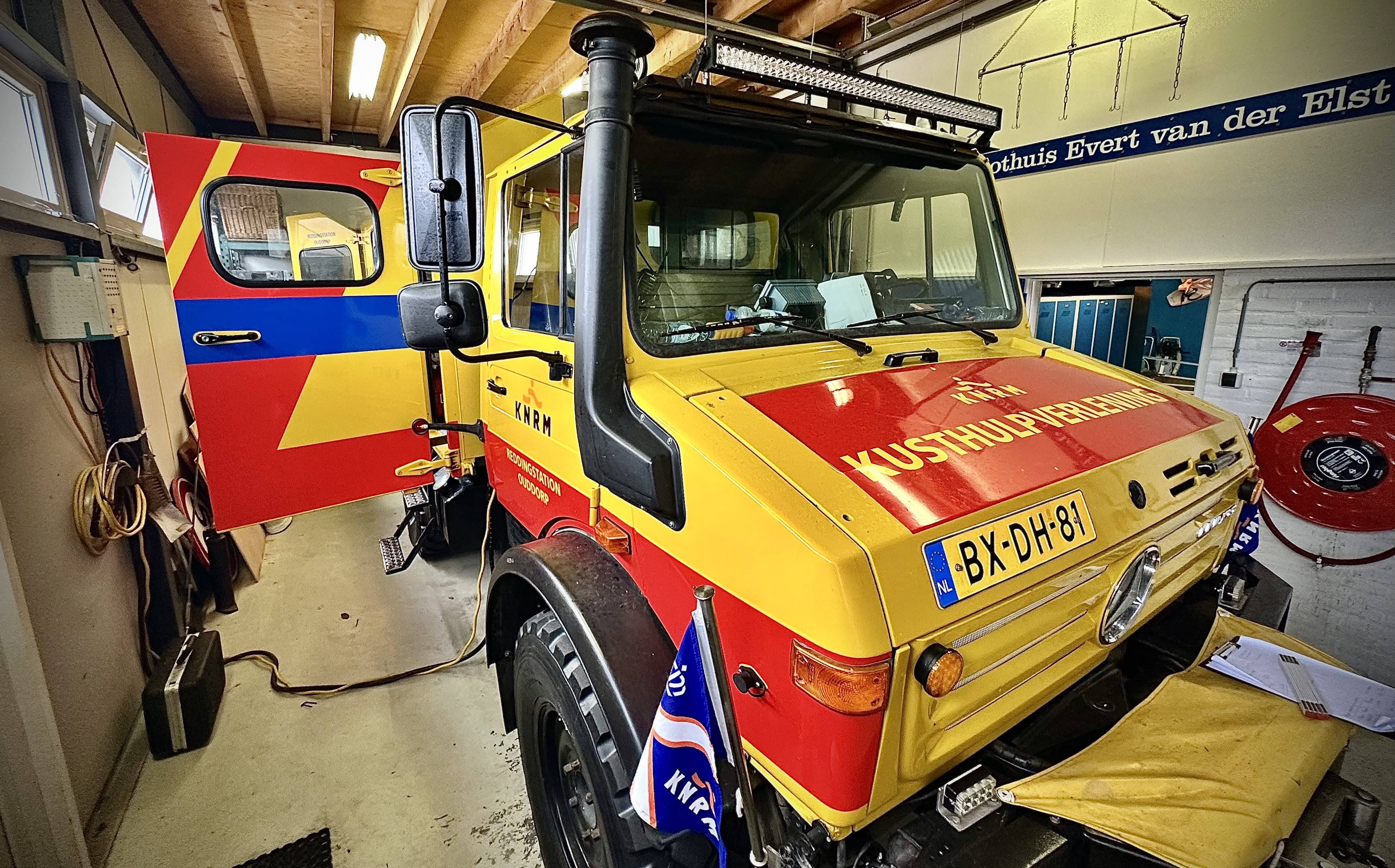 The Unimog coastal assistance vehicle